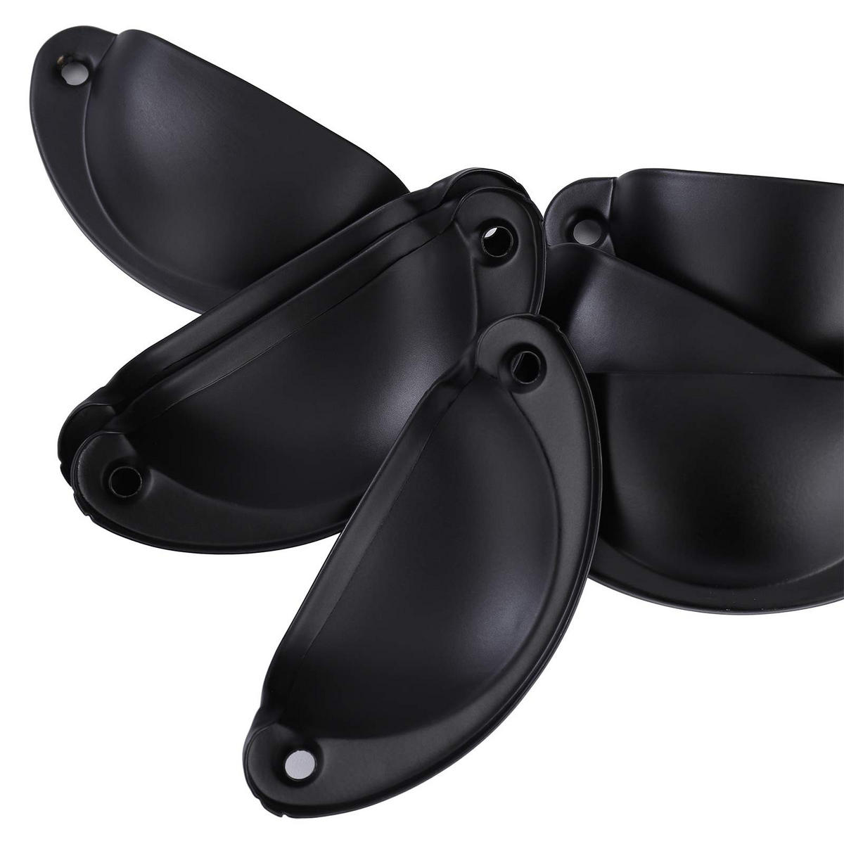 MÖBELGRIFF Schwarz 20er-Set - Schwarz, Metall (0.35/3/0.81cm)