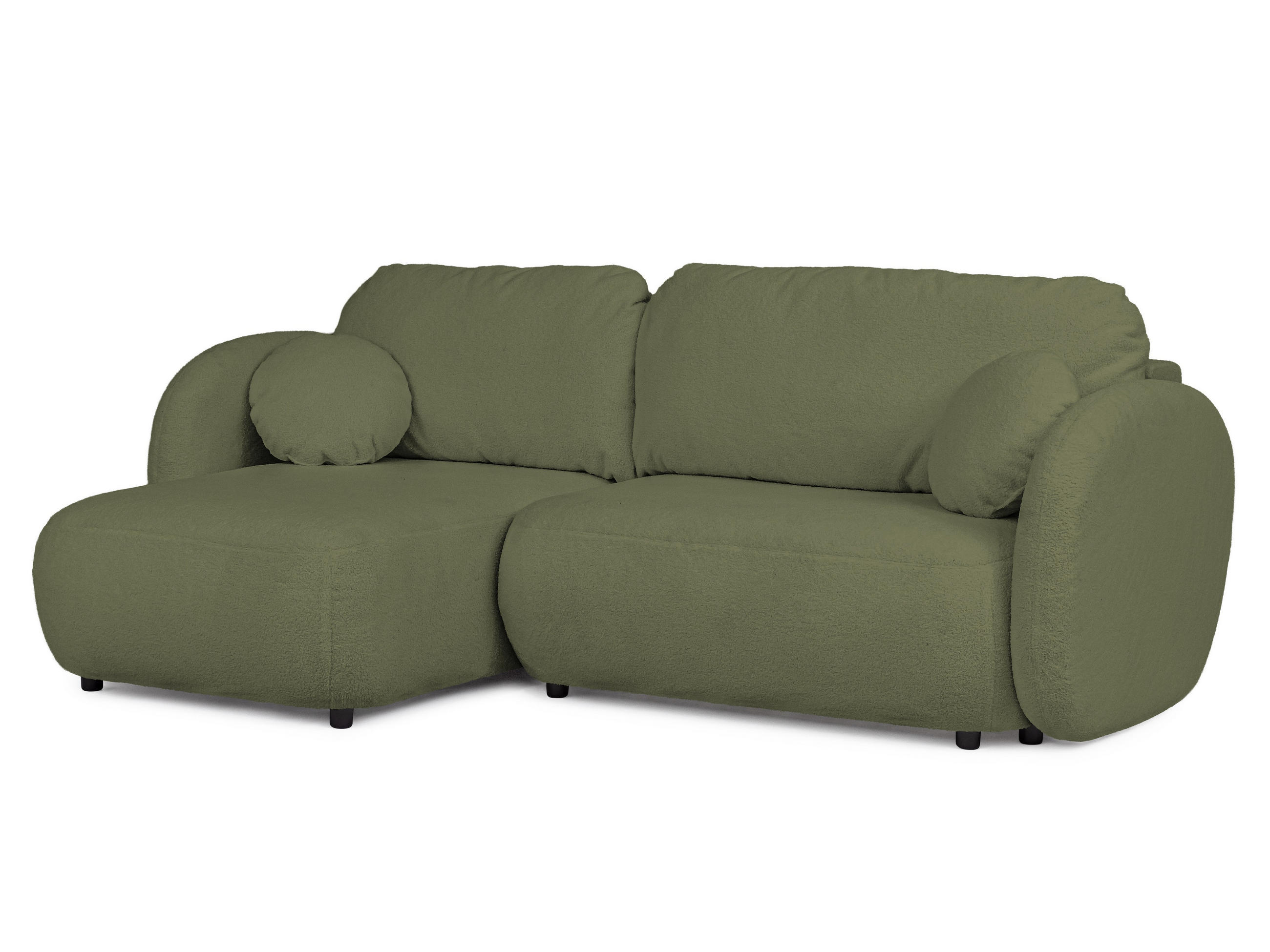 S-Style Ecksofa Grün 230x146 cm