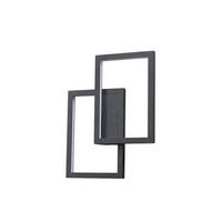 WANDLEUCHTE TAAVI, Schwarz, 43cm - Schwarz, Metall (4/43/33cm) - KOSILUM