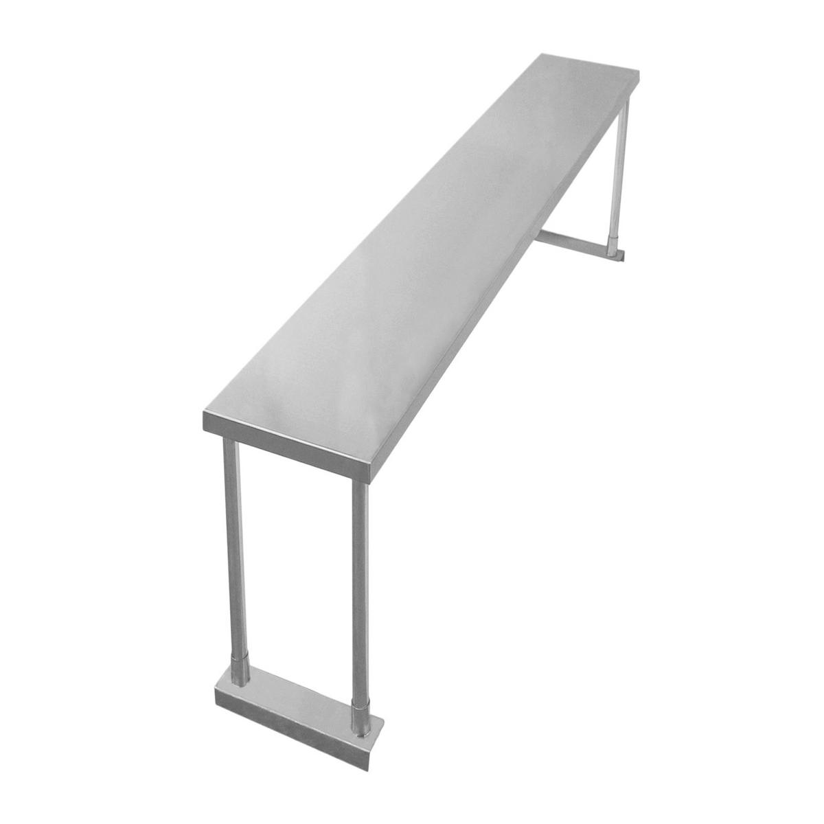 GASTRO-REGAL Edelstahl 150cm - Silberfarben, Metall (150/75/30cm) - Kukoo