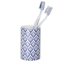 KERAMIKBECHER für Zahnbürsten Lorca 6,5/6,5/11 cm - Blau, Keramik (6.5/11/6.5cm) - Wenko