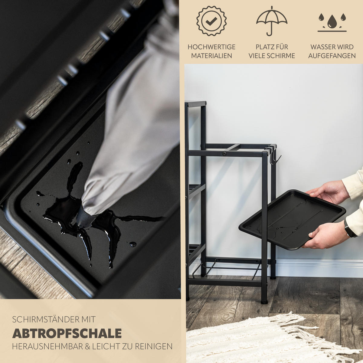 SCHUHREGAL, schwarz - Schwarz, Metall (96/59/30.5cm) - eluno