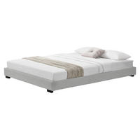 POLSTERBETT Masari - Weiß, Textil (180/200cm) - Corium