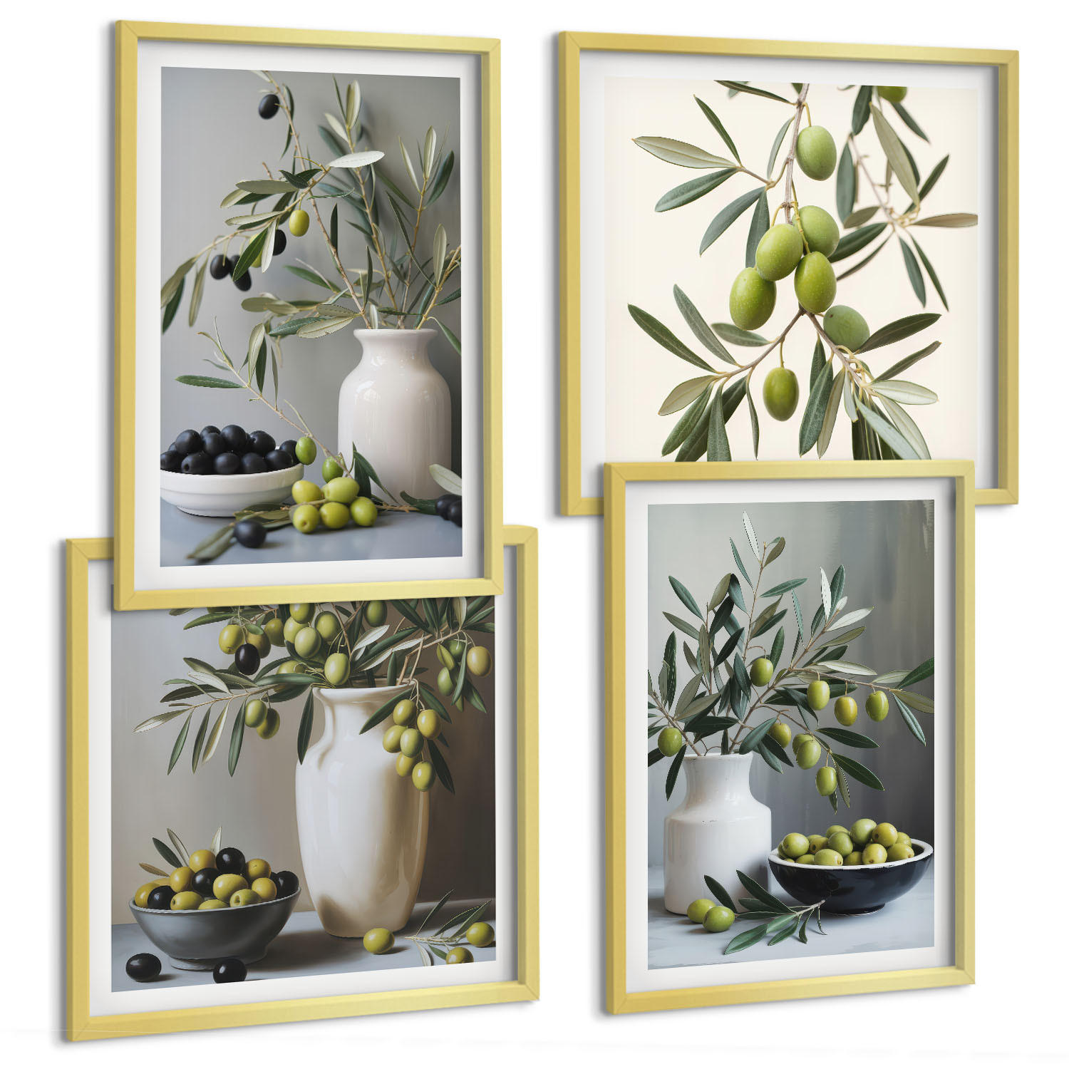 Tulup Bilder Gold 50x50 cm