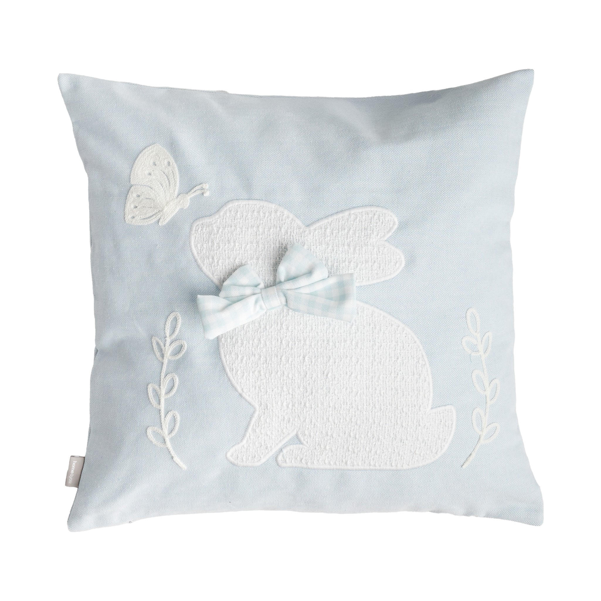 KISSENBEZUG Coneja - Hellblau, Textil (45/45cm) - home&you