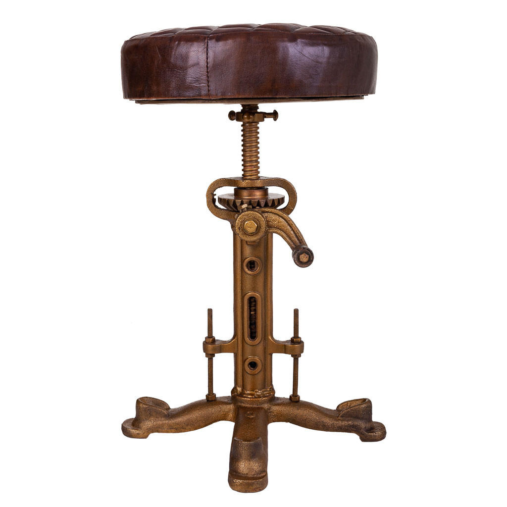 Thumbnail - Wanderlust Barhocker, Braun, Metall, 36x36x50 cm, Esszimmer, Barmöbel, Barhocker