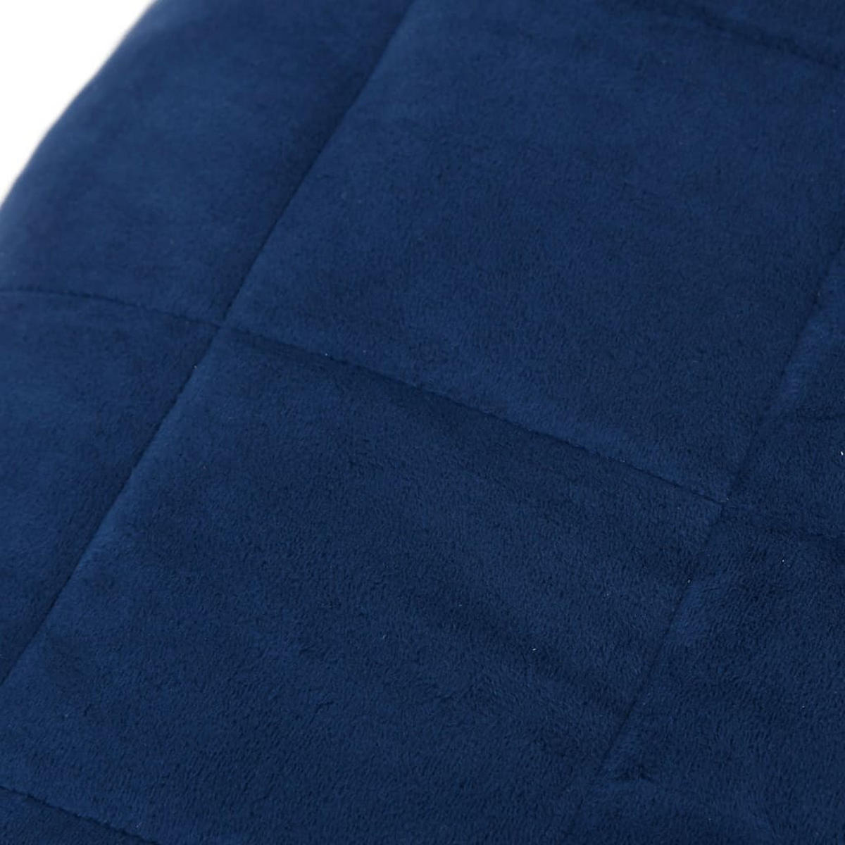 GEWICHTSDECKE Blau 137/200 Cm 6 Kg Stoff - Blau, Textil (137/200cm) - vidaXL