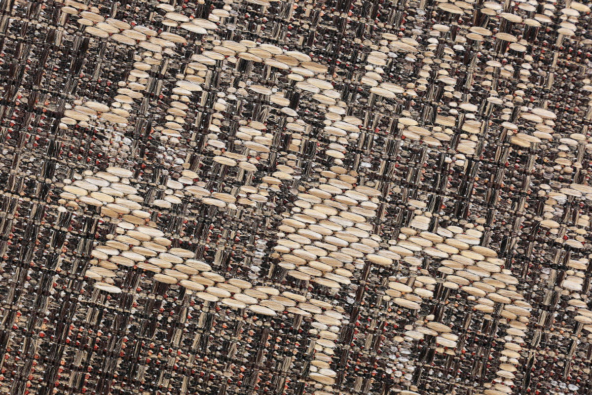TEPPICH MELISSA DUNKELBRAUN 90/150 cm - Dunkelbraun, Textil (90/150cm) - Tapiso