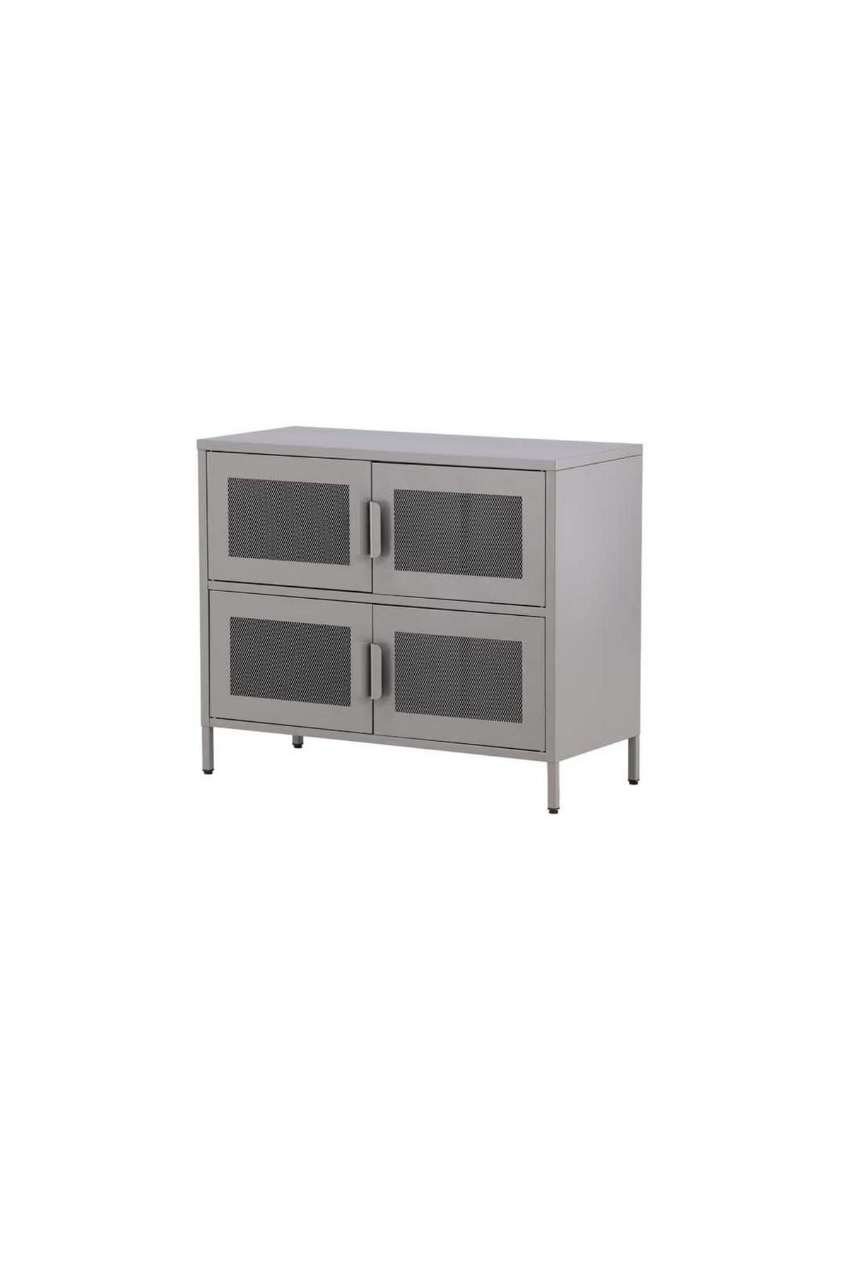 SIDEBOARD Hellgrau - Hellgrau, Holzwerkstoff (90/75/40cm) - ebuy24