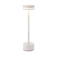 STOLNÍ lampa Aberfeld LED 8/8/31,5 cm - bílá, kov (8/8/31.5cm) - Nettlife