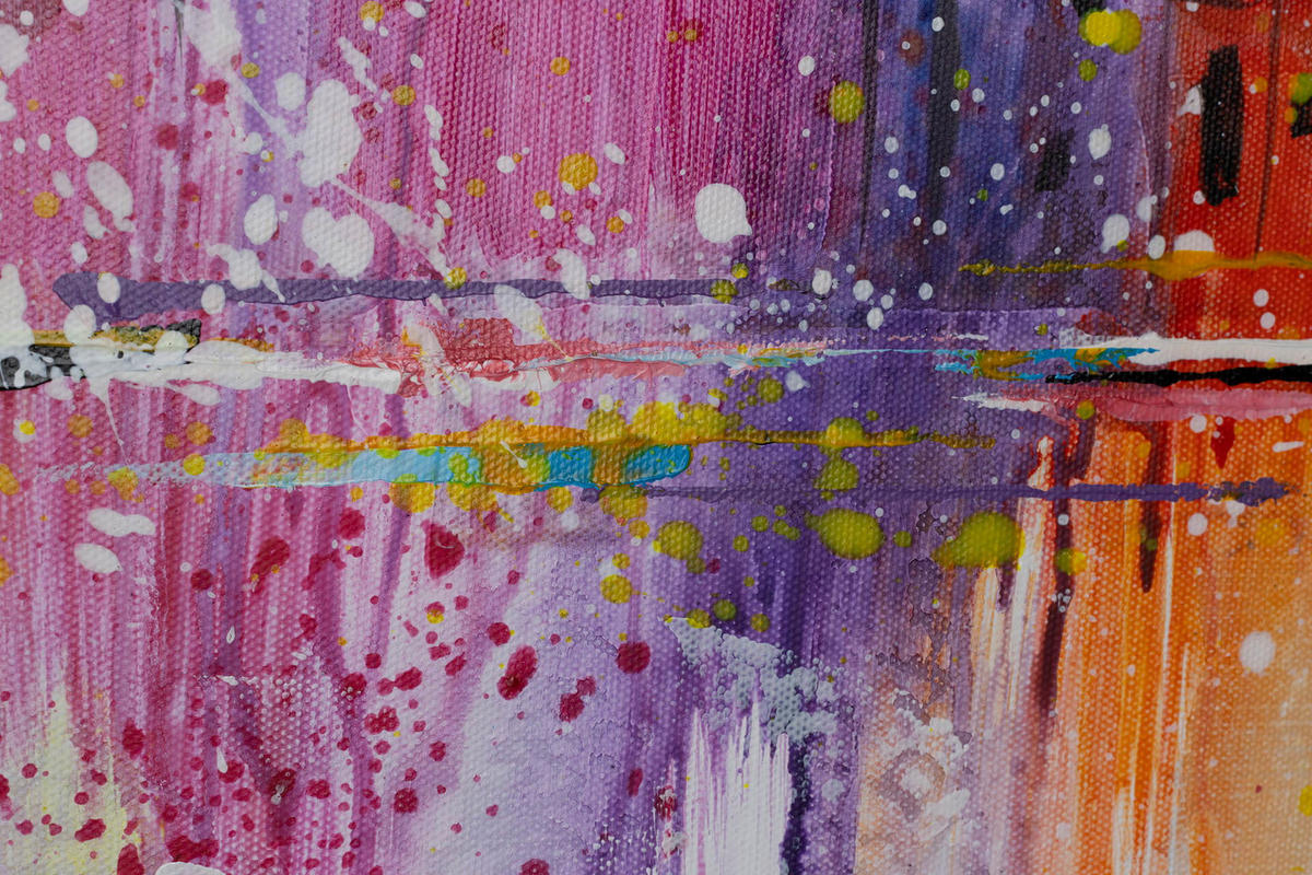 ACRYLBILD HANDGEMALT 120/60 cm - Grau, Holz/Textil (120/60cm) - KUNSTLOFT