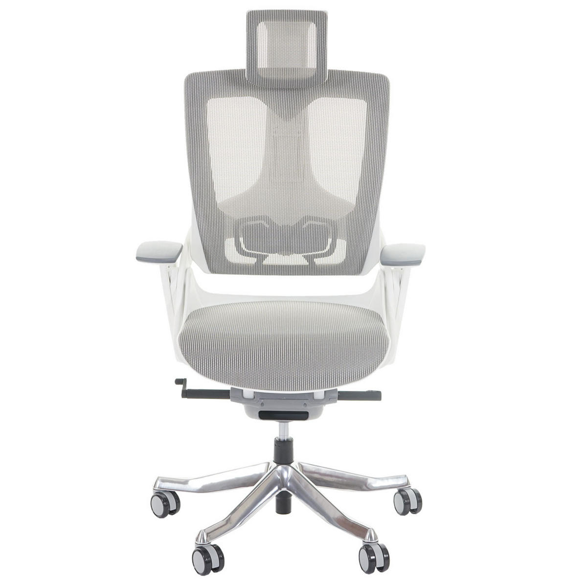 BÜROSTUHL MERRYFAIR Grau - Grau, Textil (75/138/68cm) - MCW