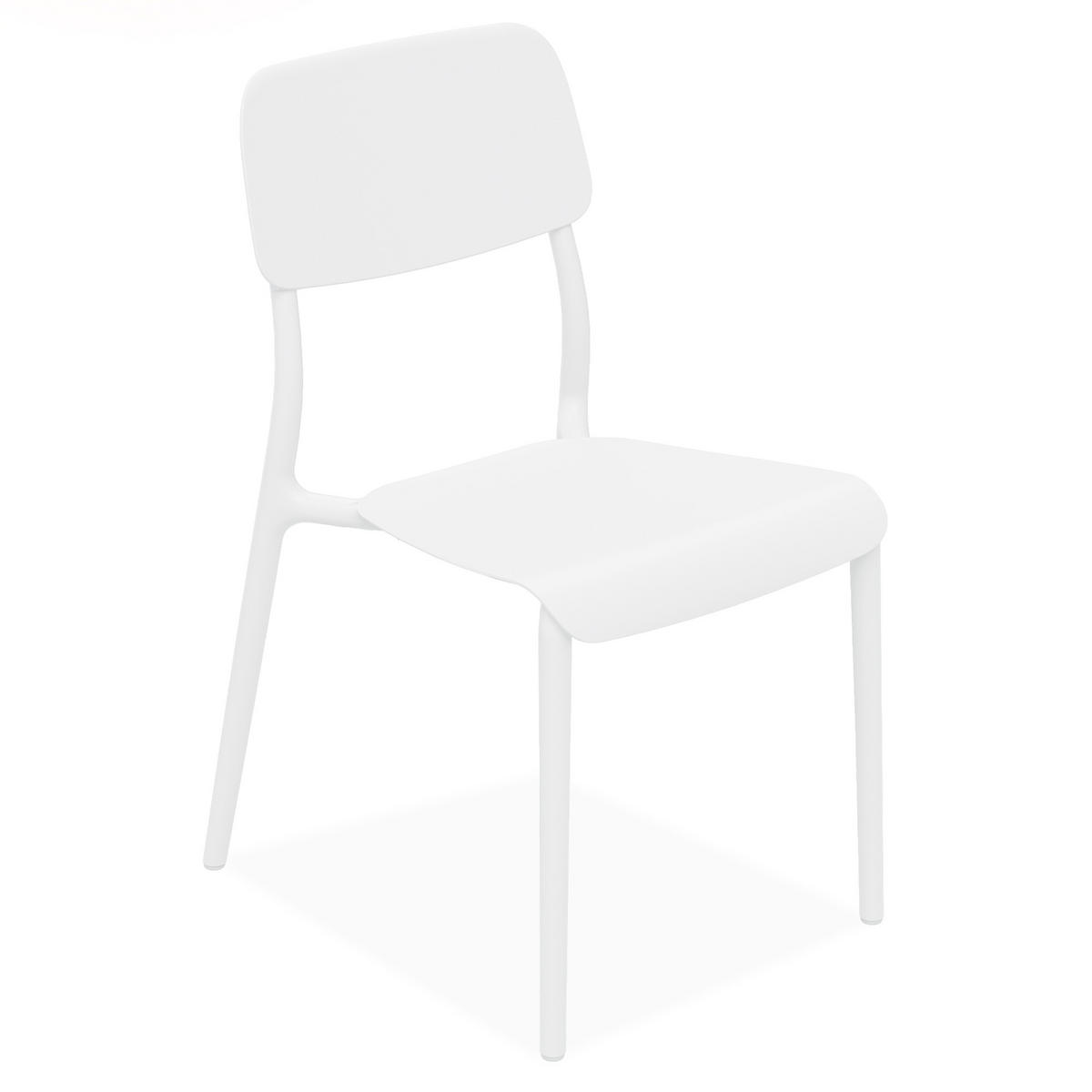 GARTENMÖBEL-SET GALIO, 8-tlg - Weiß, Kunststoff - KONSIMO®