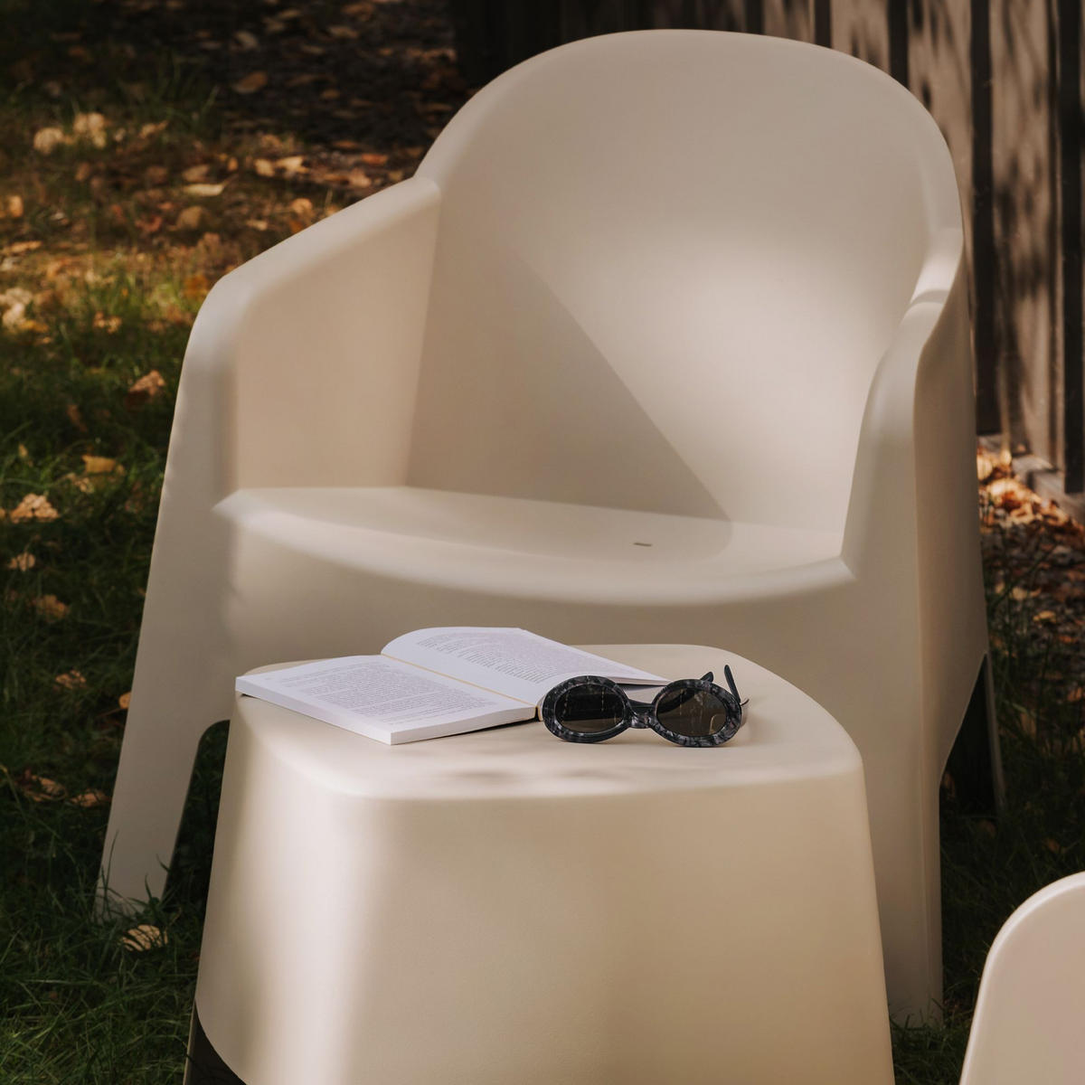 GARTENMÖBEL-SET MALUS, 4-tlg - Beige, Kunststoff - KONSIMO®