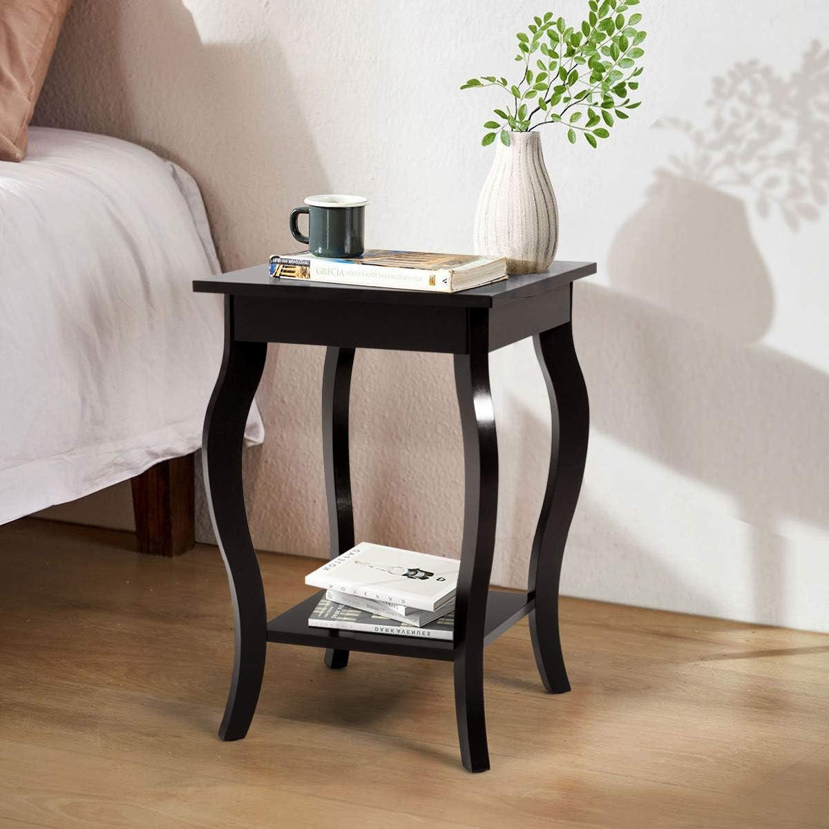 NACHTTISCH 60cm Braun - Braun, Holz (40/60/40cm) - COSTWAY