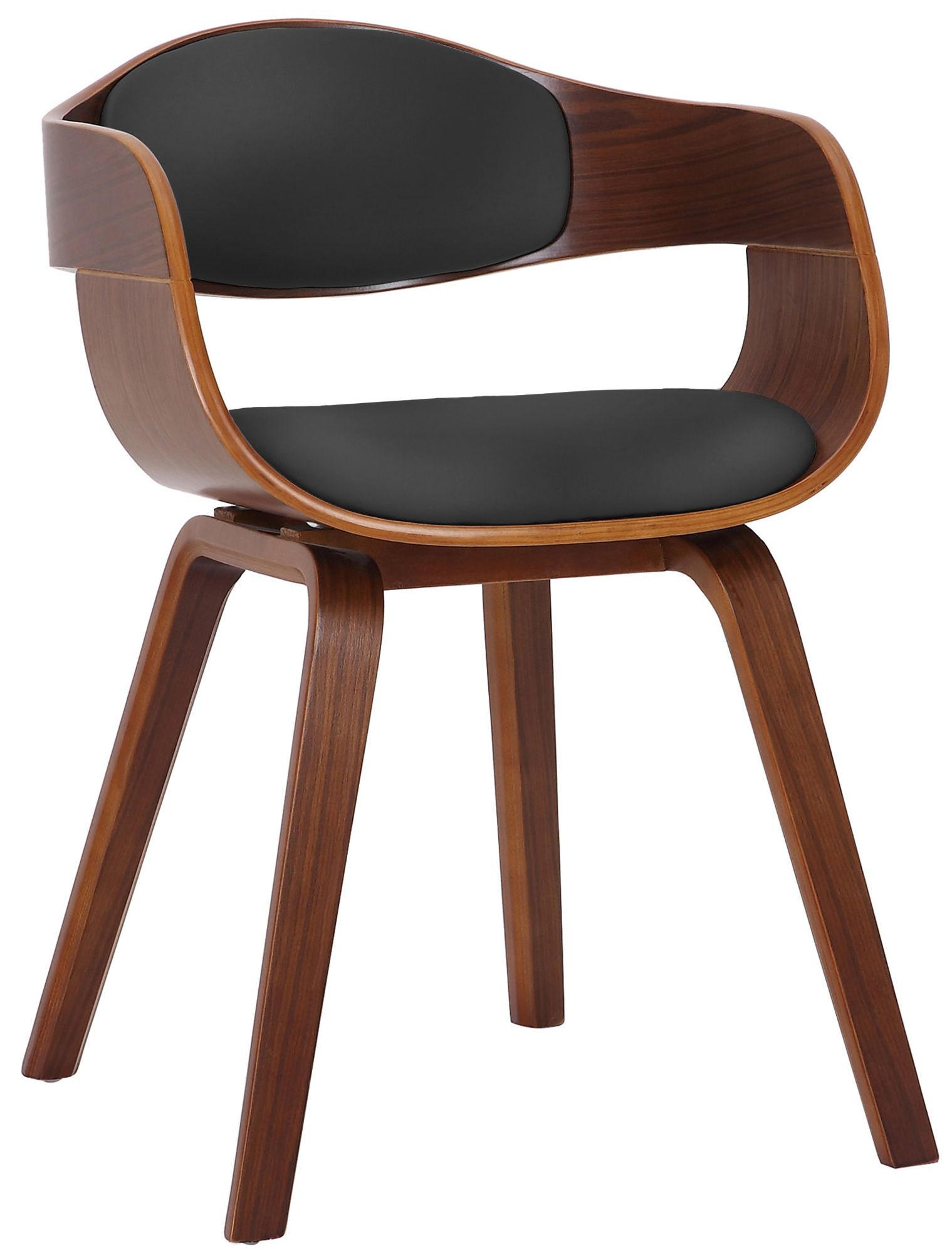 Deluke Besucherstuhl Schwarz 49x73x46 cm