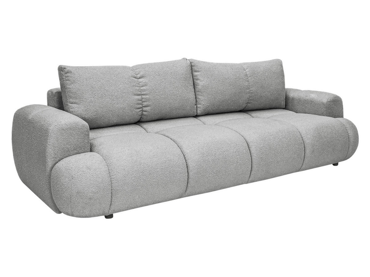 SCHLAFSOFA Mitto - Hellgrau/Schwarz, Holzwerkstoff/Kunststoff (250/85/117cm) - MIRJAN24