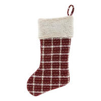 WEIHNACHTSSTRUMPF Helena - Rot - 50// cm - Rot, Textil (20/50/50cm) - Unique Living