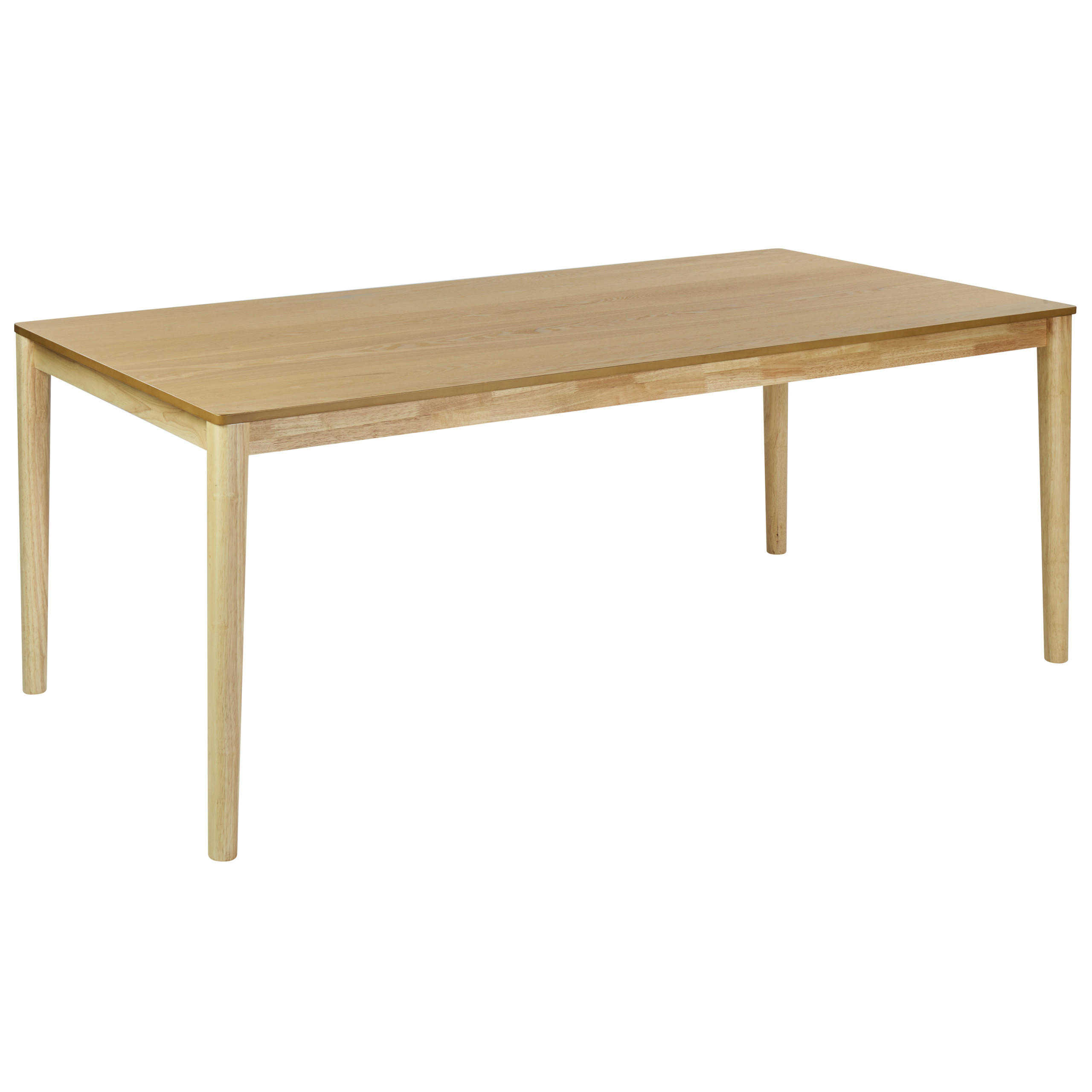 Beliani JÍDELNÍ STŮL 200/100 cm Světlý Dřevo Ermelo
