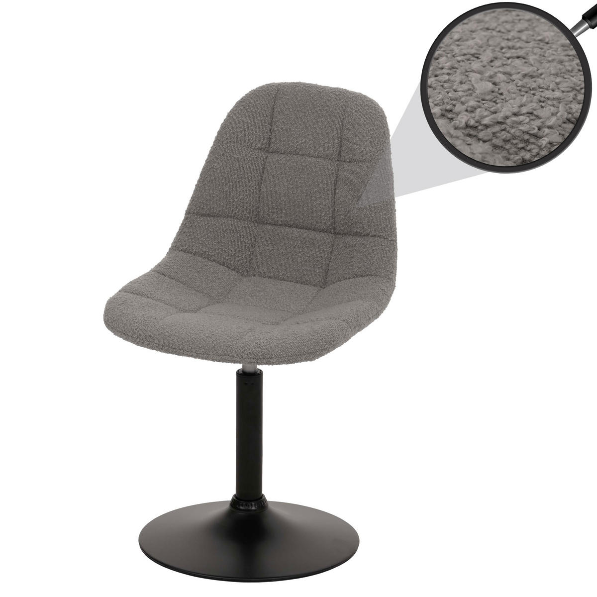 ESSZIMMERSTUHL Hellgrau - Hellgrau, Textil (47/83/43cm) - MCW