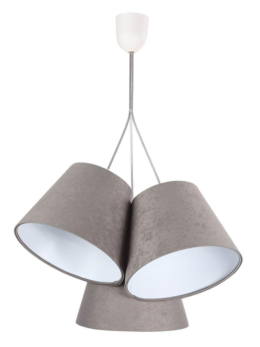 HÄNGELEUCHTE Grau 26/19 cm - Weiß, Kunststoff (26/0.8/19cm) - ONZENO
