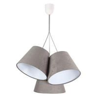 HÄNGELEUCHTE Grau 26/19 cm - Weiß, Kunststoff (26/0.8/19cm) - ONZENO
