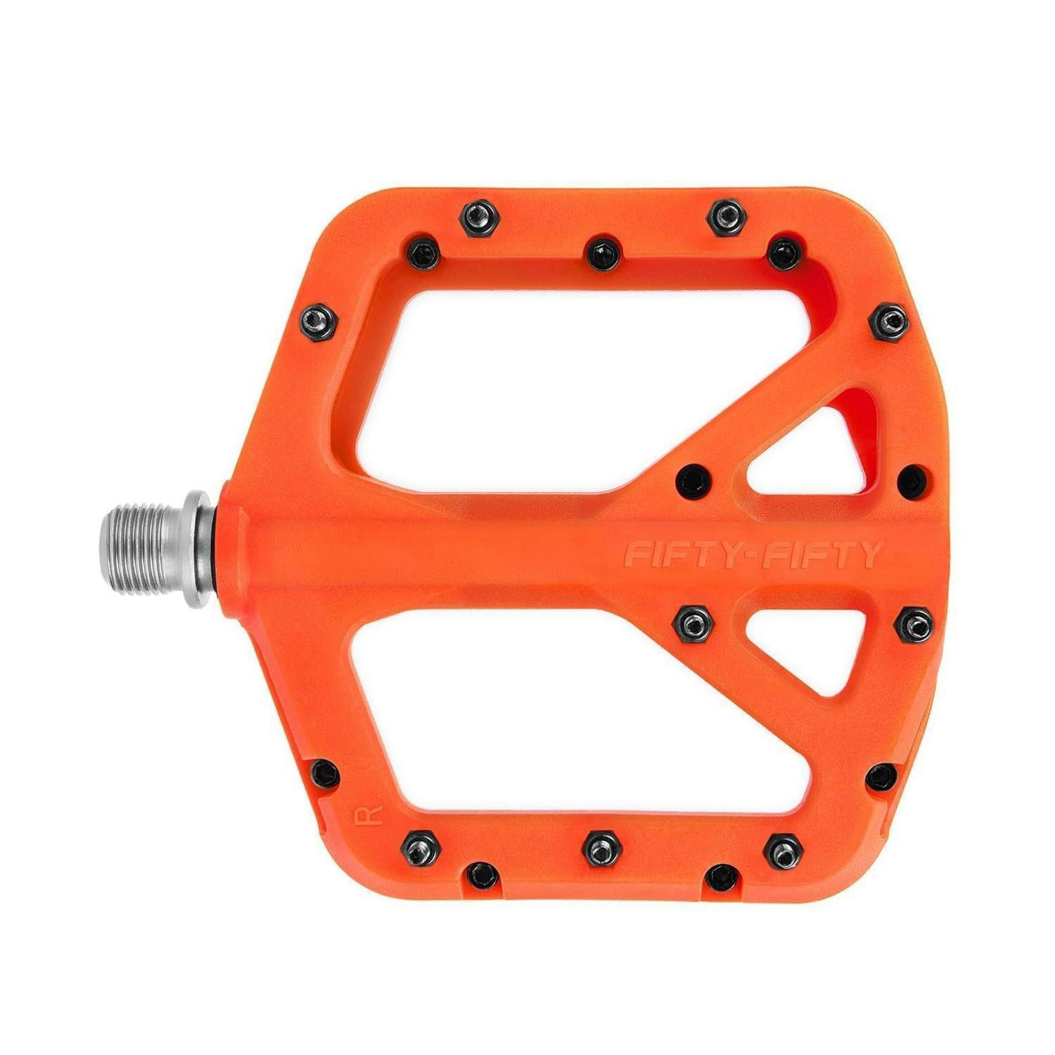 FAHRRADPEDALE Nylon Composite Orange - Orange, Kunststoff (10.4/1.5/10.6cm)
