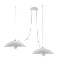 HÄNGELEUCHTE - Weiß, Metall (40/40/9cm) - Lumicom