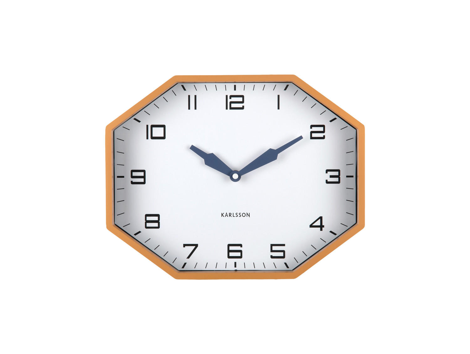 WECKER Modern Factory Octagon Gelb 32/32/26 cm - Gelb, Kunststoff (32/26/32cm) - Karlsson