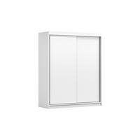 SCHIEBETÜRENSCHRANK - Kleiderschrank EVA 04 - Weiß - Weiß, Holzwerkstoff (160/195/61cm) - Möblo