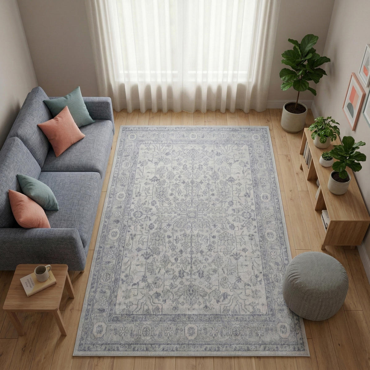 VINTAGE-TEPPICH MILANO 160/230 cm Beige - Beige, Naturmaterialien/Textil (160/230cm) - Consilio Concept