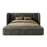 POLSTERBETT GONDO 160x200 cm, Anthrazit - Anthrazit, Textil (200/160cm) - Fedve