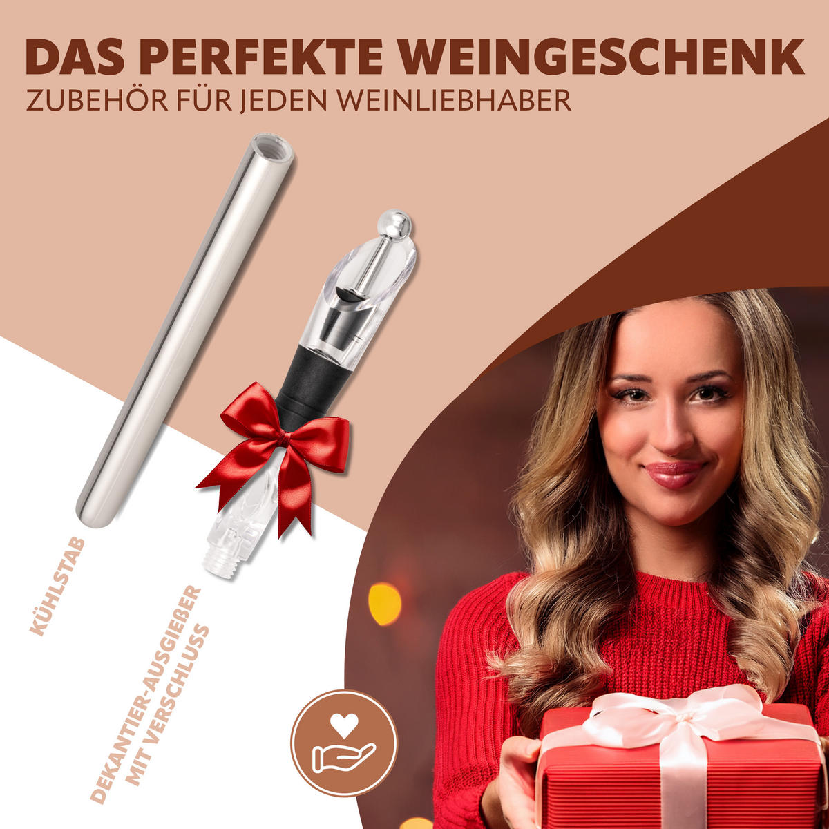 WEIN-AUSGIESSER, transparent - Transparent, Kunststoff (2.5/31.5/2.5cm) - bremermann