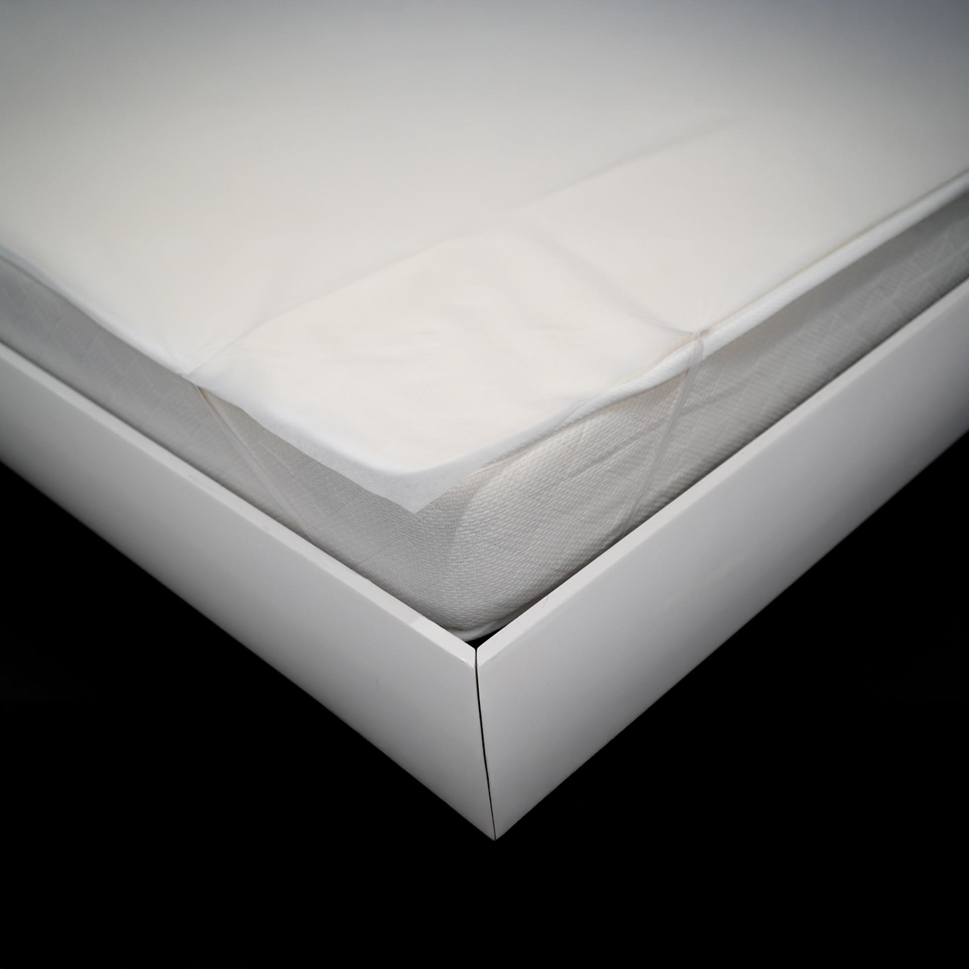 MATRATZENSCHONER Jessy 160/200 cm - Weiß, Textil - Douceur d´intérieur