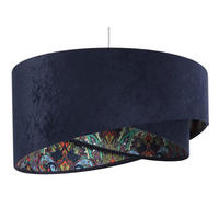 HÄNGELEUCHTE Bunt 50/23 cm - Blau, Kunststoff (50/1.3/23cm) - ONZENO