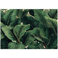 FOTOTAPETE Blätter Dschungel Grün 300x210 cm - Multicolor, Papier (300/210cm) - Wallarena
