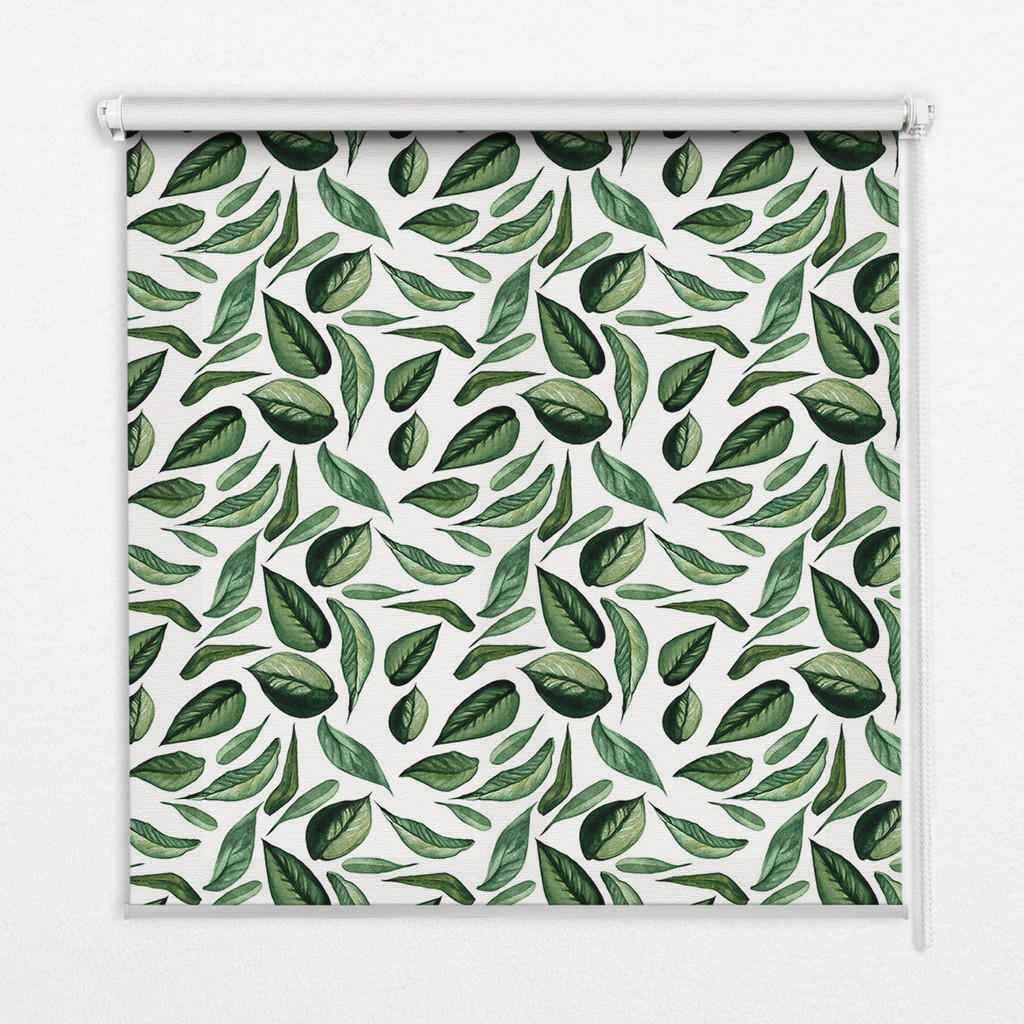 TULUP VNITŘNÍ roleta - okenní roleta - roleta - 80x180 cm - Listí padající ze stromů