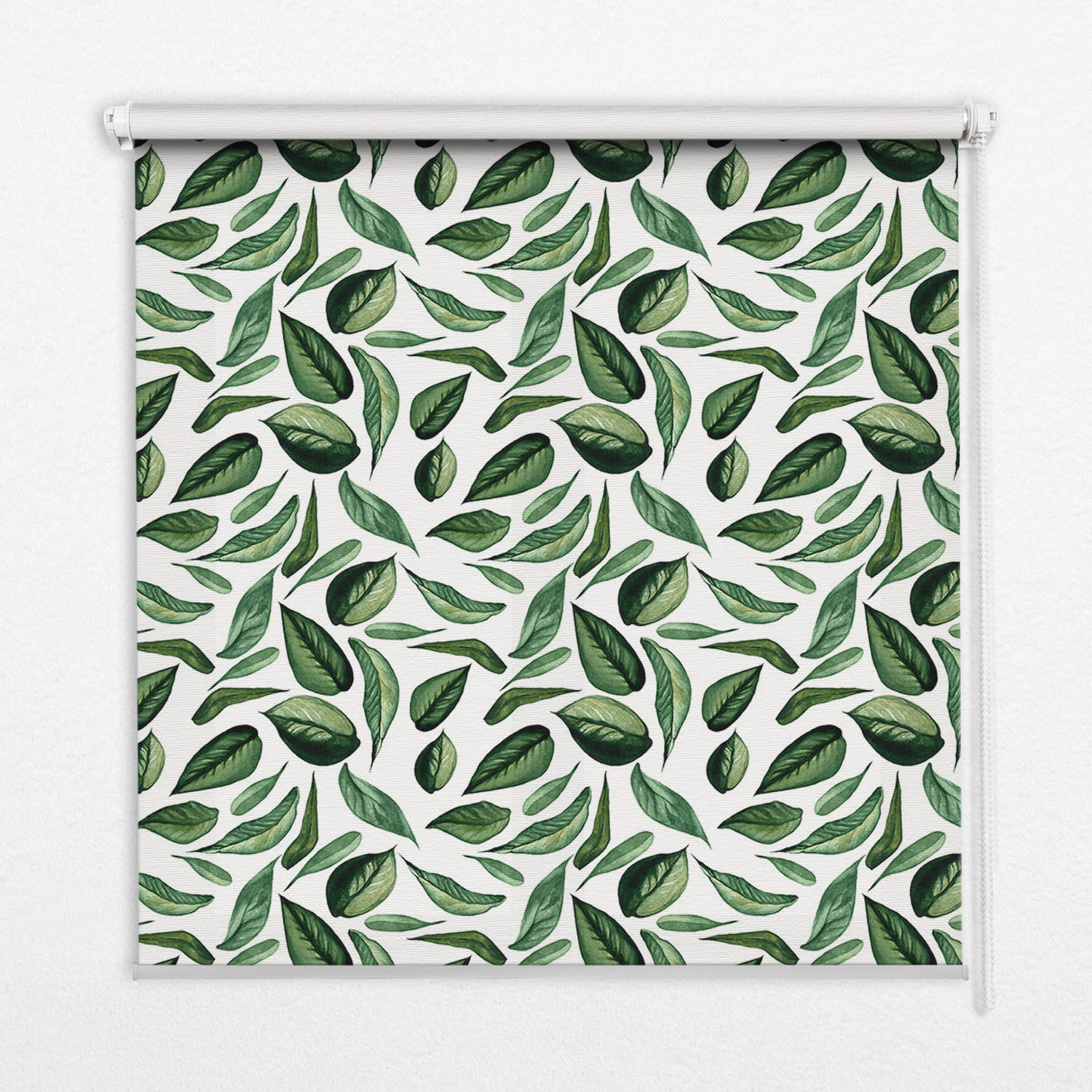 INNENROLLO - Fensterrollo - Rollo - 150x140 cm - Blätter fallen von den Bäumen - Grün, Kunststoff (150/140/0.5cm) - TULUP