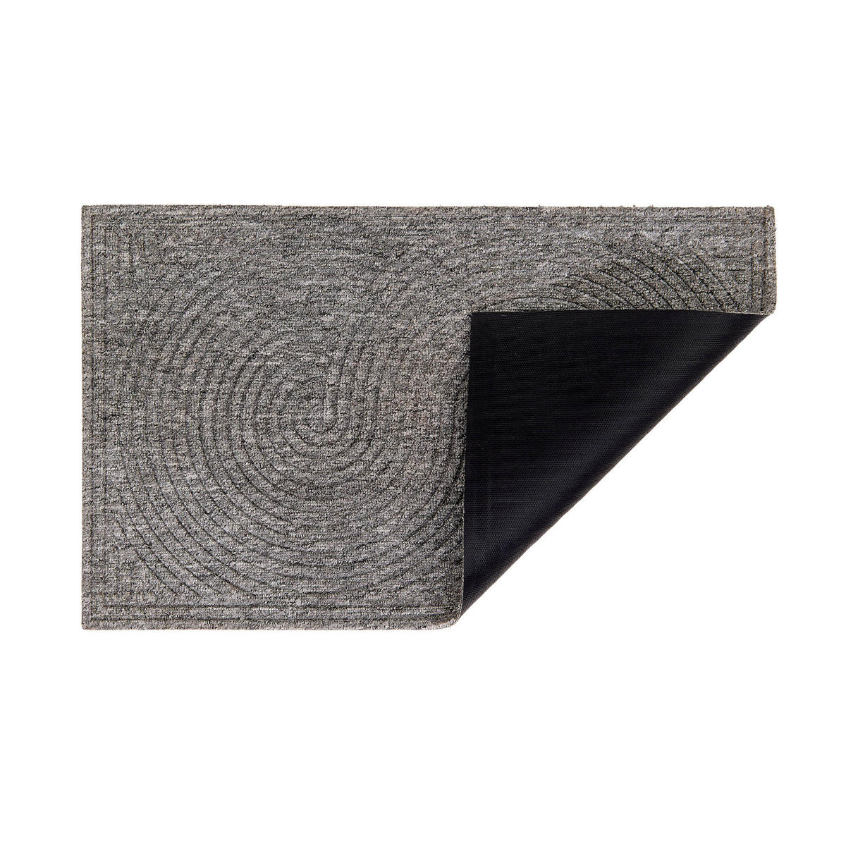 FUSSMATTE FÜR INNEN UND AUßEN GRAPHIC DELUXE 2ER SET - Silberfarben, Textil (45/75cm) - Astra