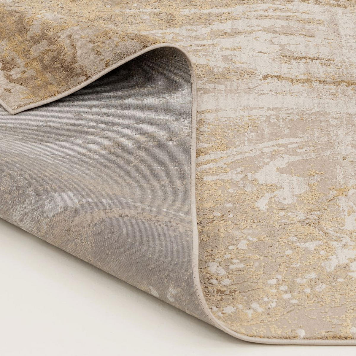 TEPPICHLÄUFER Ludlow Galaxy Beige - Beige, Textil (71/239cm) - Kukoon Rugs