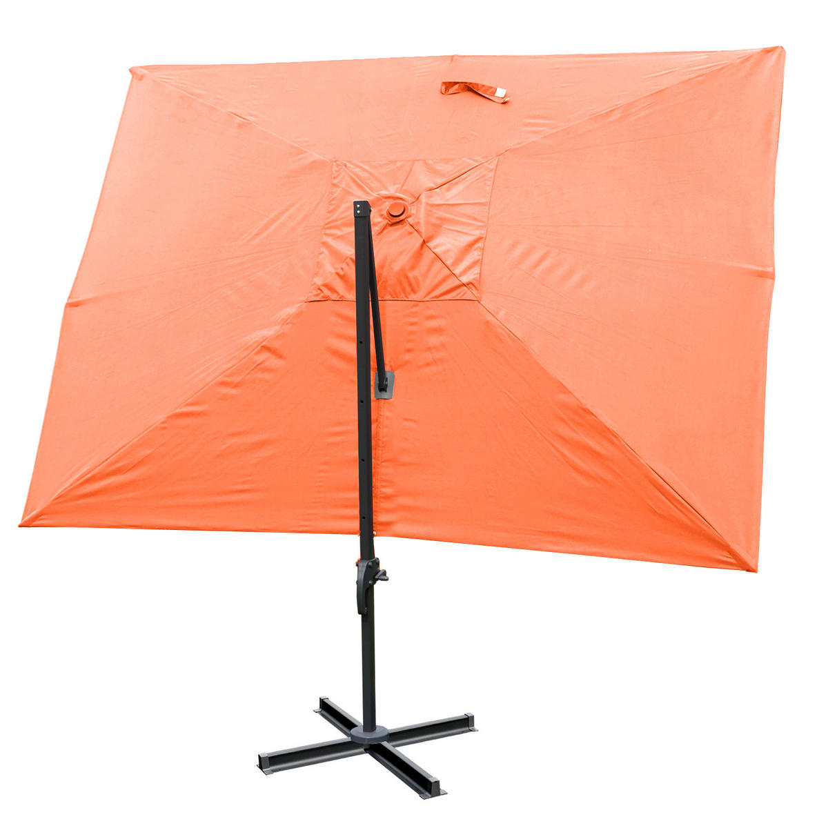 AMPELSCHIRM Orange 300/400 cm - Orange, Textil (400/300cm) - MCW
