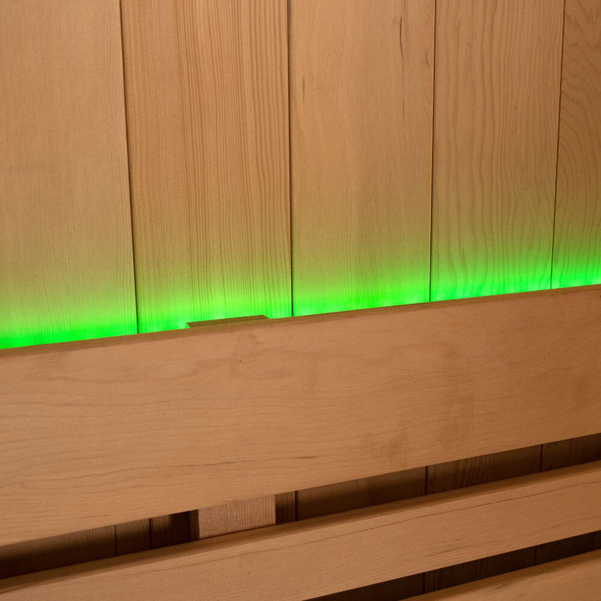 SAUNA OMAHA - Naturfarben, Holz (180/200/150cm) - Home Deluxe