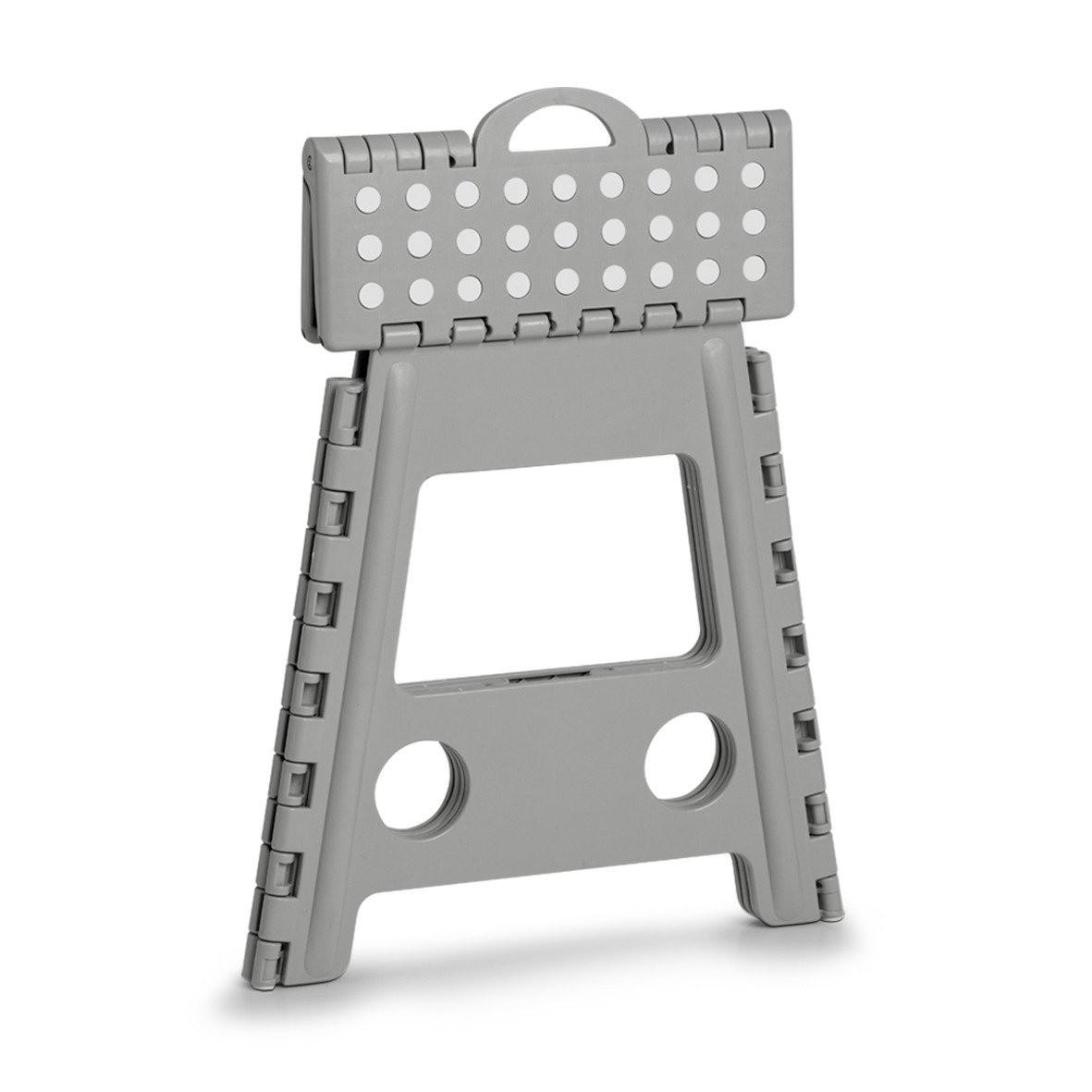 Zeller Klapphocker Grau 31.5x39x38.5 cm