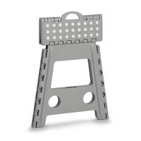 KLAPPHOCKER hellgrau 38,5/31,5/39 cm - Grau, Kunststoff (31.5/39/38.5cm) - ZELLER