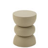 TISCH LISE - Metall - Beige - Beige, Metall (32/32/43.5cm) - J-Line