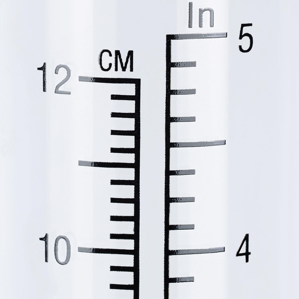 REGENMESSER Vintage - Dunkelbraun, Glas/Metall (7/70cm) - Relaxdays