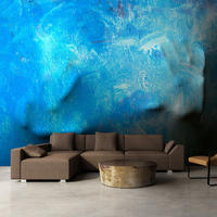 VLIESTAPETE Blau 400/280 cm - Blau/Grau, Textil (400/1cm) - KUNSTLOFT