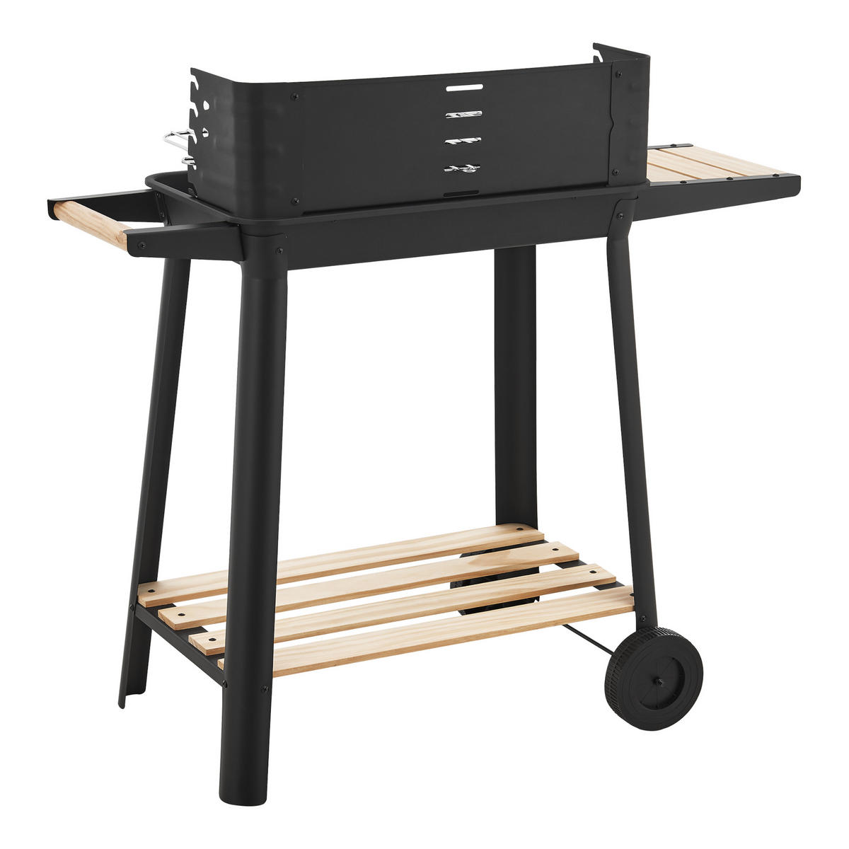 GRILLWAGEN Ari - Schwarz, Metall (86/78/30cm) - casa.pro