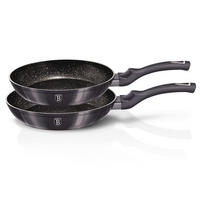 PFANNENSET Graphit 50/30/20 cm BH6908 - Graphitfarben, Metall - Berlinger Haus