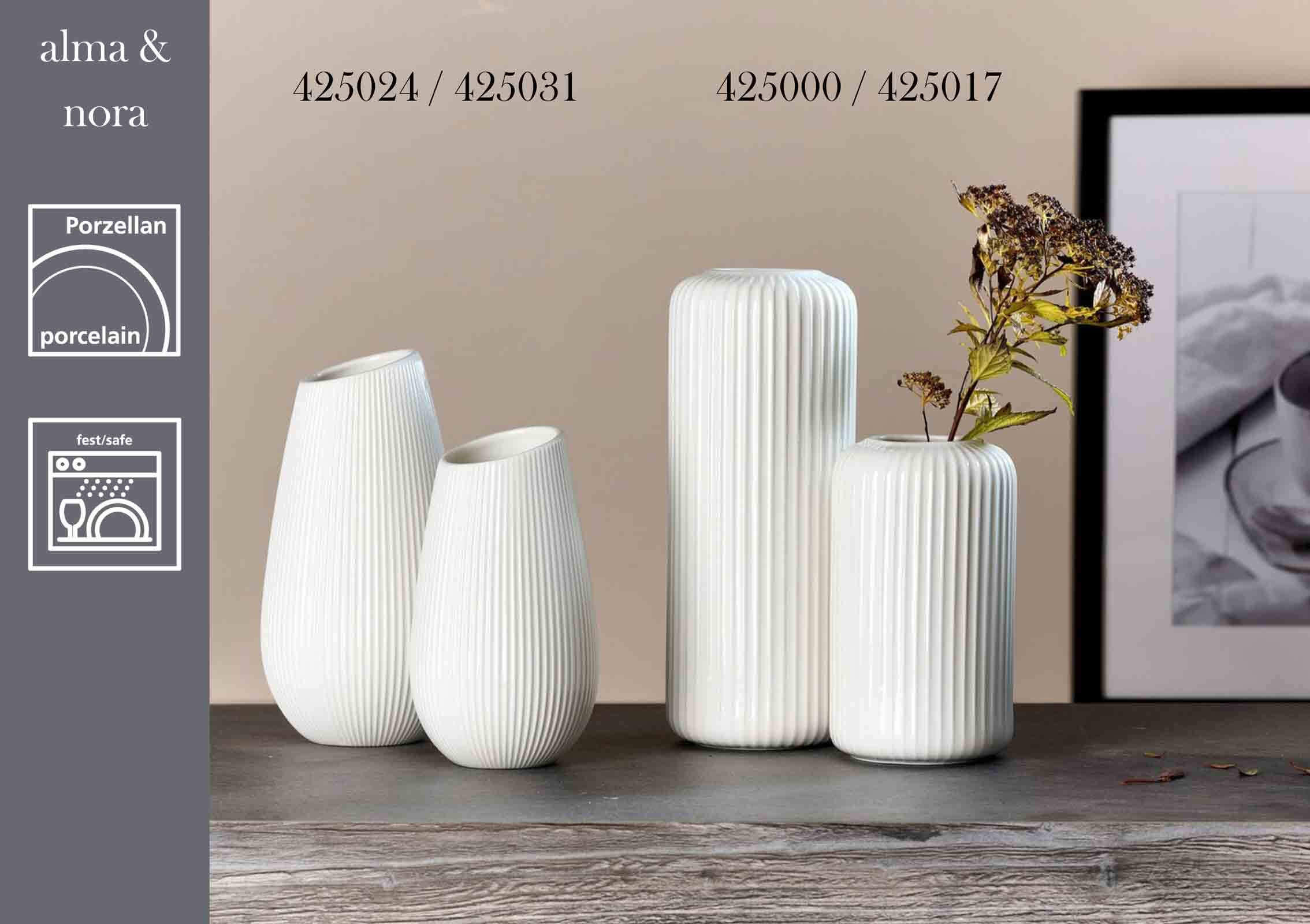 VASEN Nora weiß 16 cm 4er Set - Weiß, Keramik (16cm) - Ritzenhoff Breker